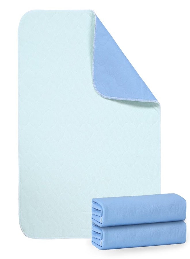 Ehucon Washable Underpads - 19.7" x 23.6"(Pack of 2 pcs)- 4-Layer Soft High Absorbency, Waterproof and Reusable Bed Pads for Incontinence - Image 1
